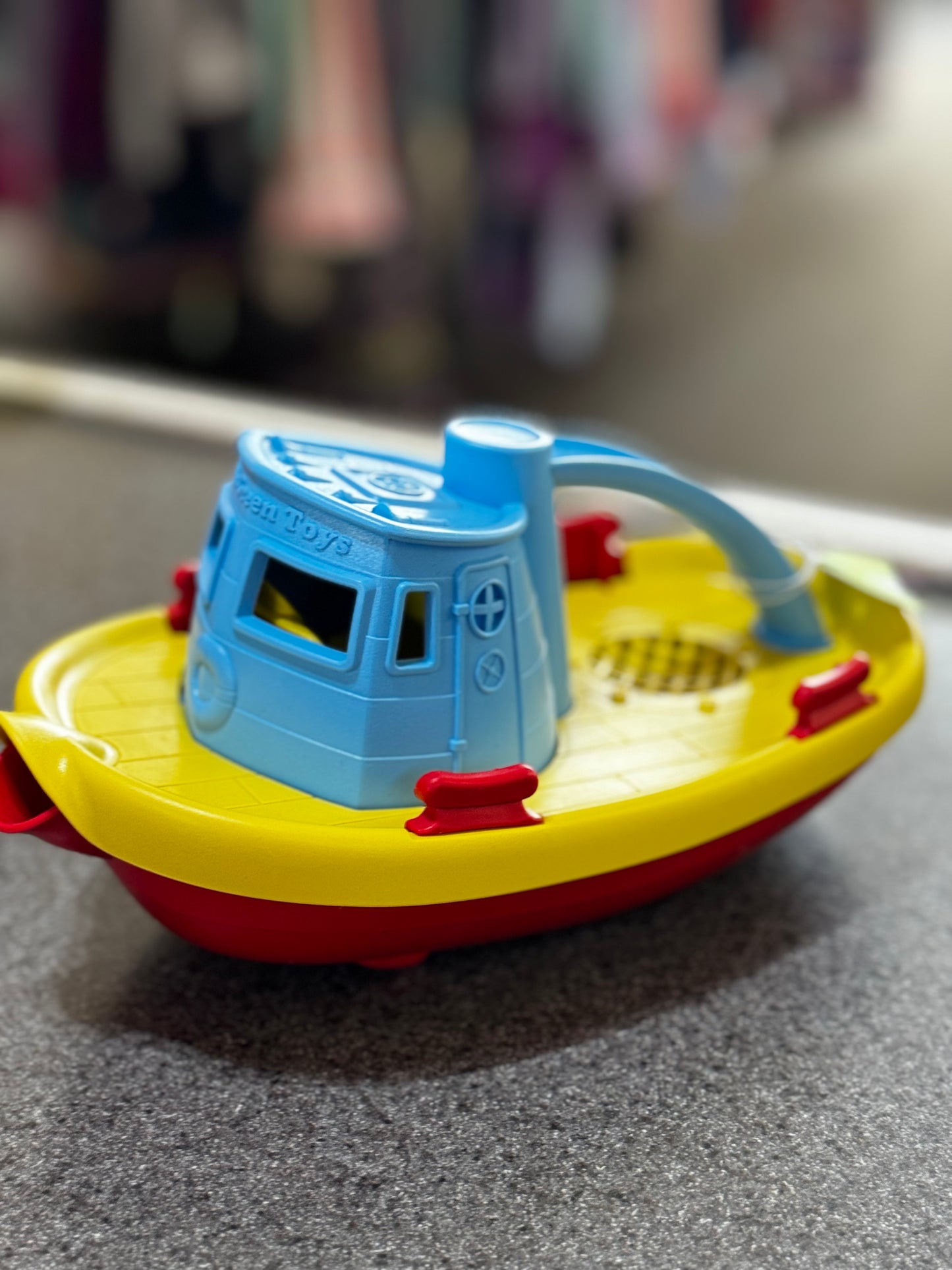 New Green Toy  Tug Boat