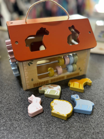 Wooden Shape Learning Center