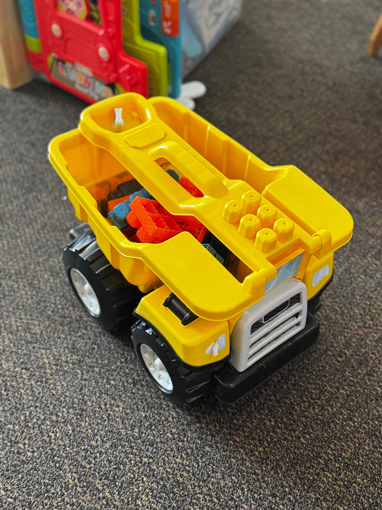 Pick up only New Dump Truck With Blocks