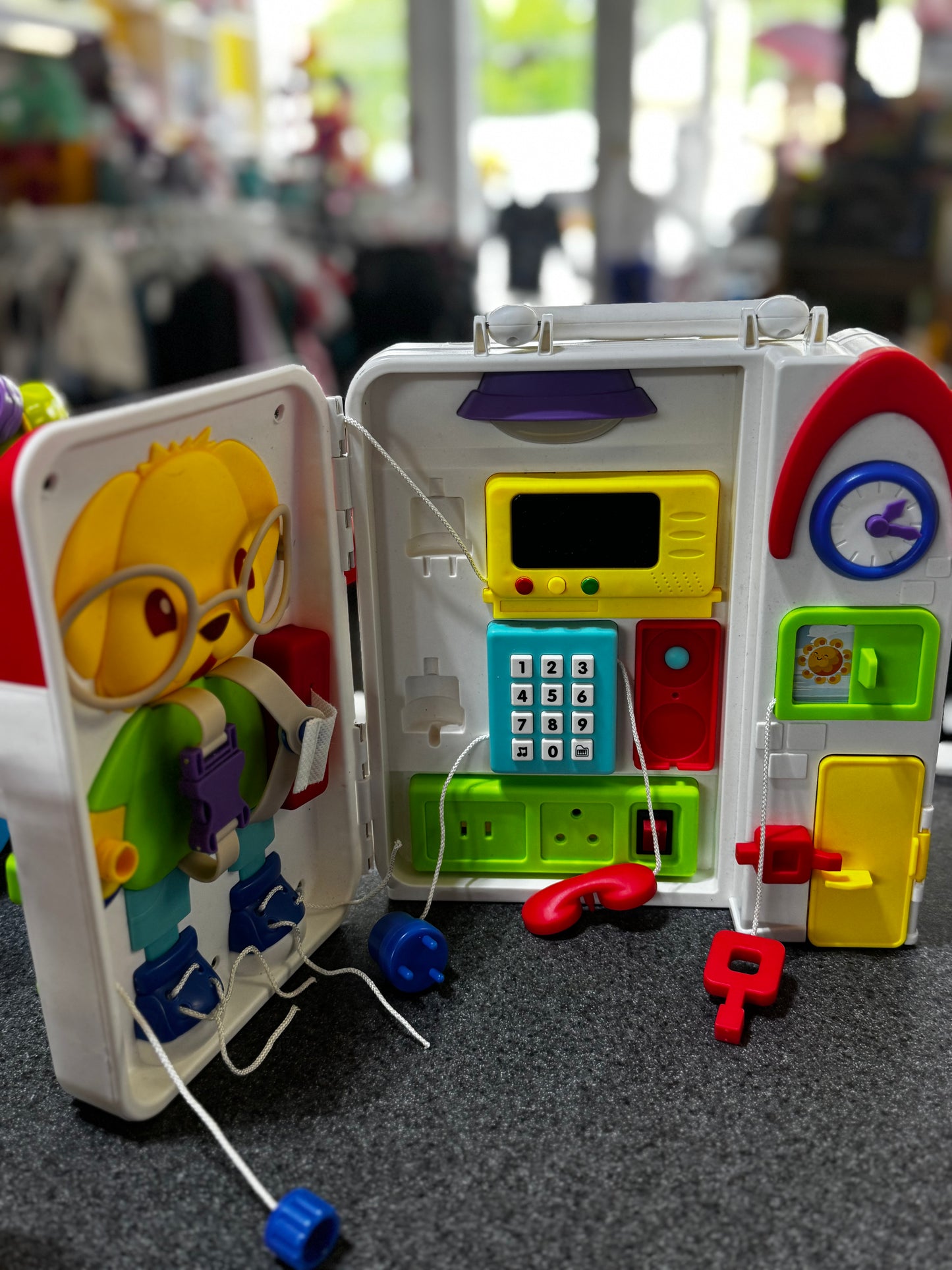 Toddlers Busy Board with Lights and Sounds