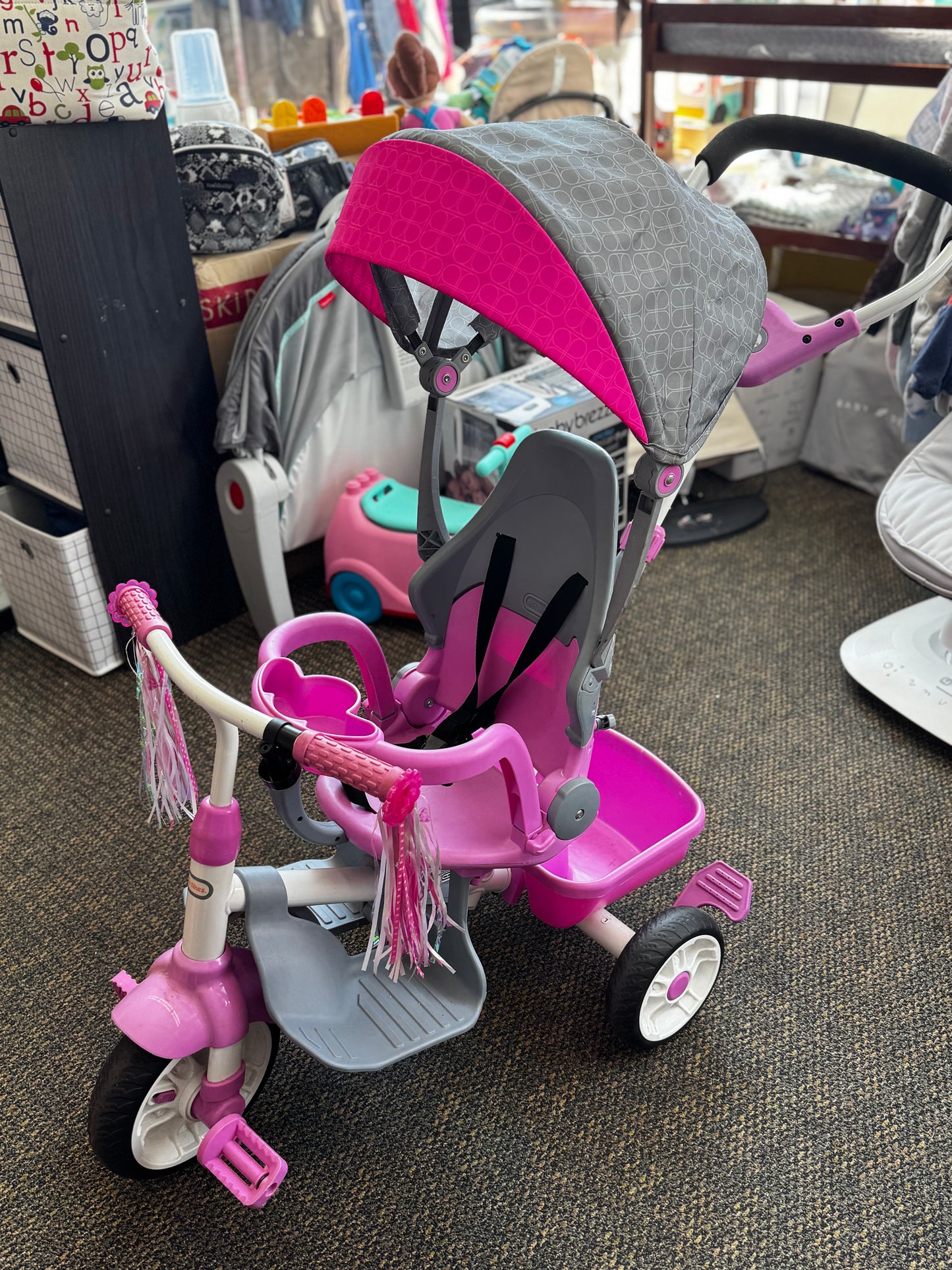 Pick up only~ Little Tikes Perfect Fit 4-in-1 Trike in pink bike