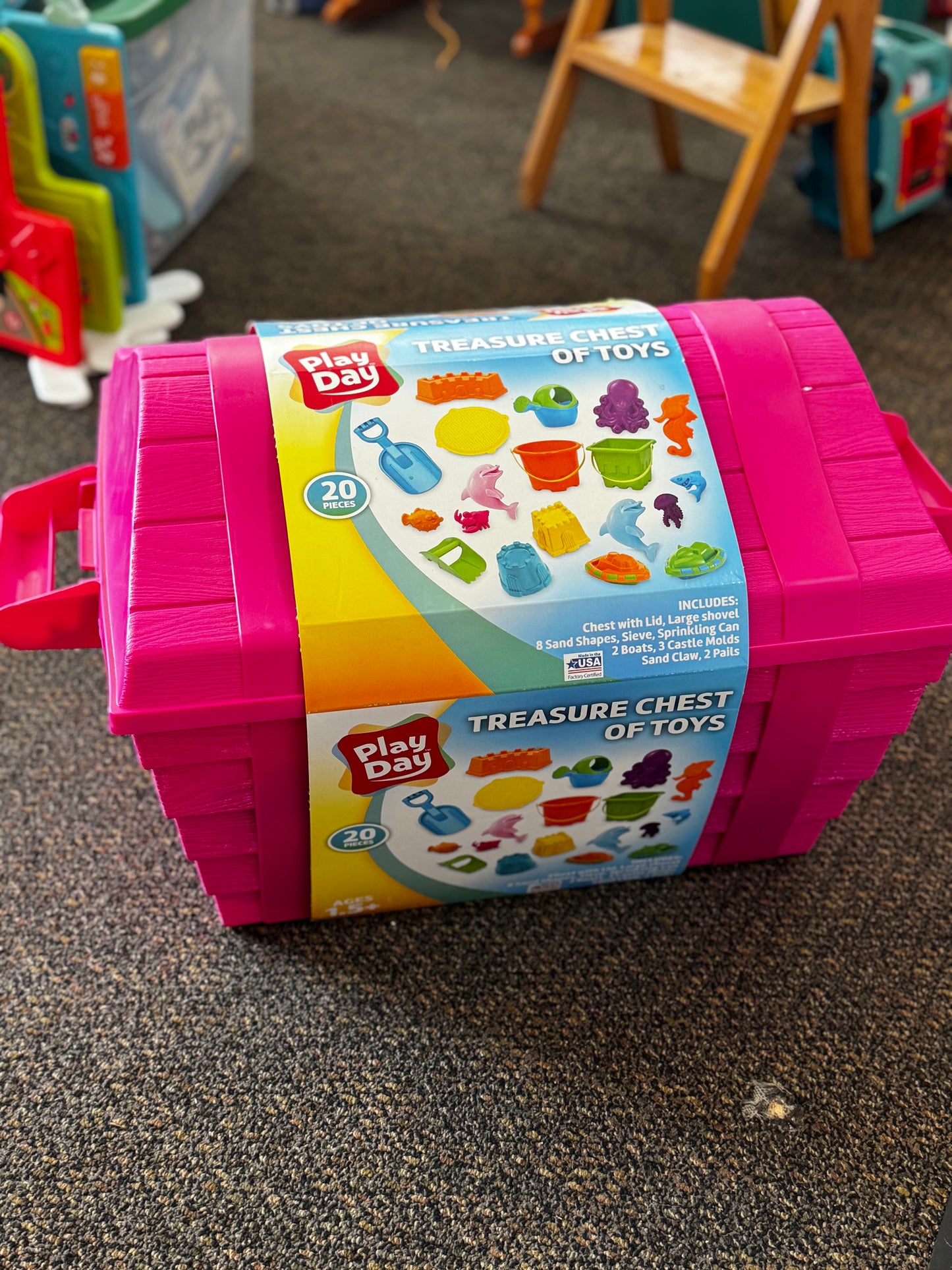 Pick up only Treasure Chest of Sand Toys
