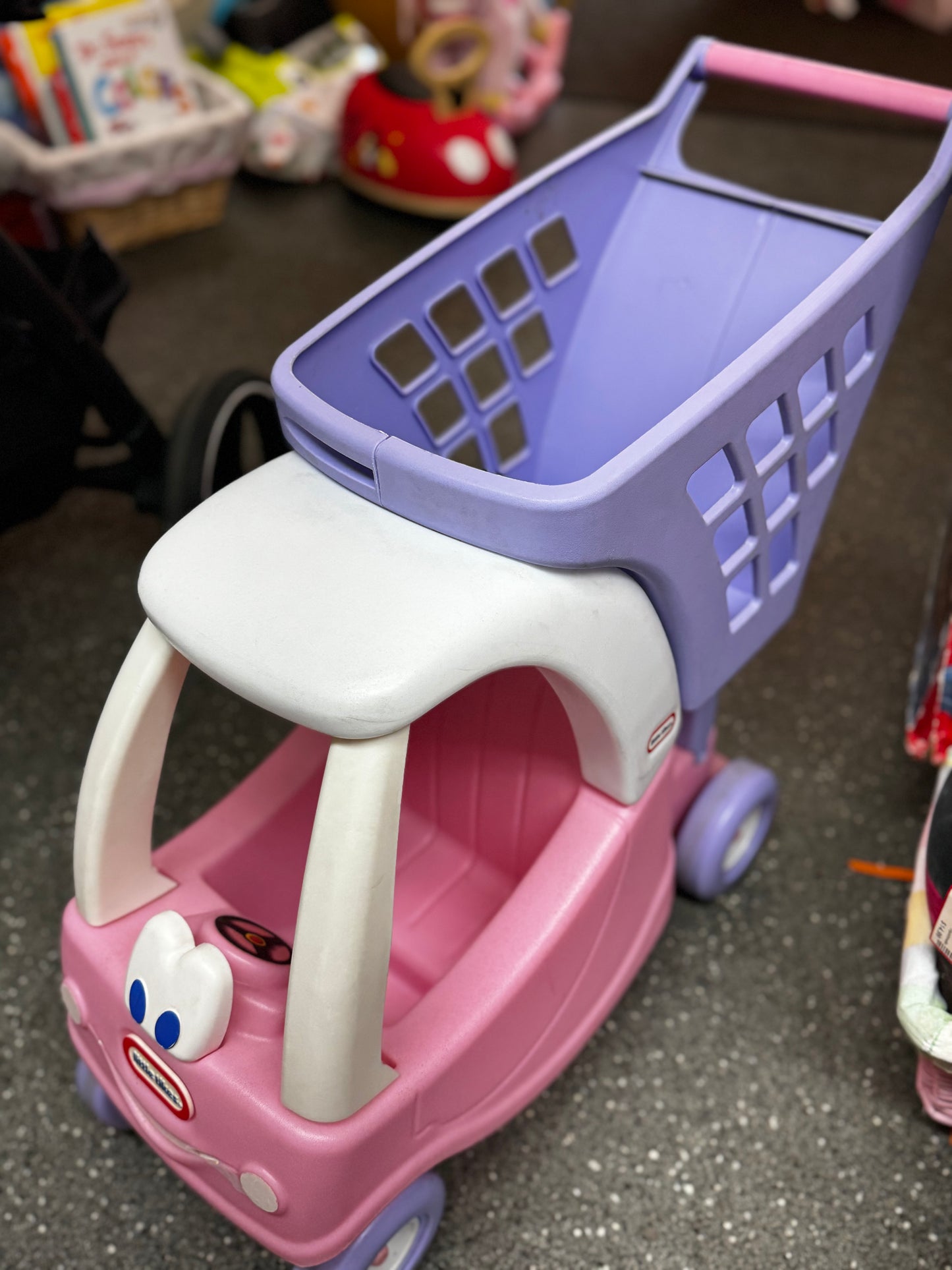 Pick up only~ Little Tikes Princess Cozy Coupe Shopping Cart