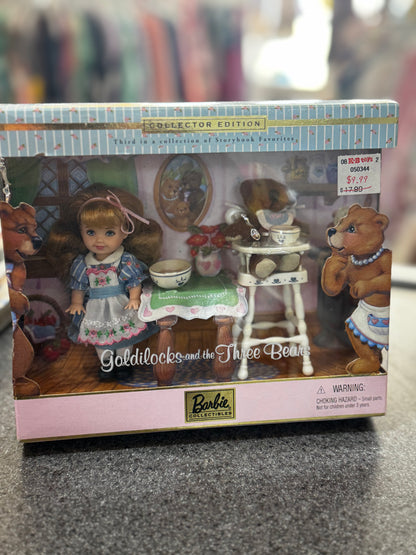New Barbie Kelly “Goldilocks and the three Bears” collection Doll