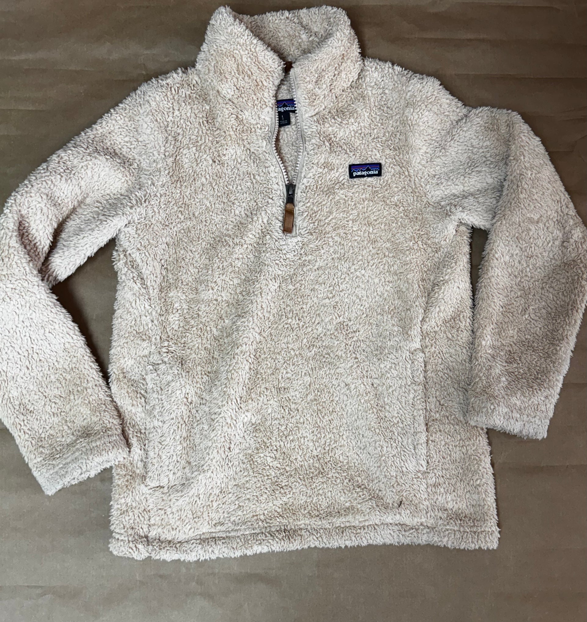 Sz 12 Patagonia Pullover Tan