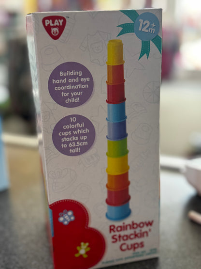 New Rainbow Stacking Cups