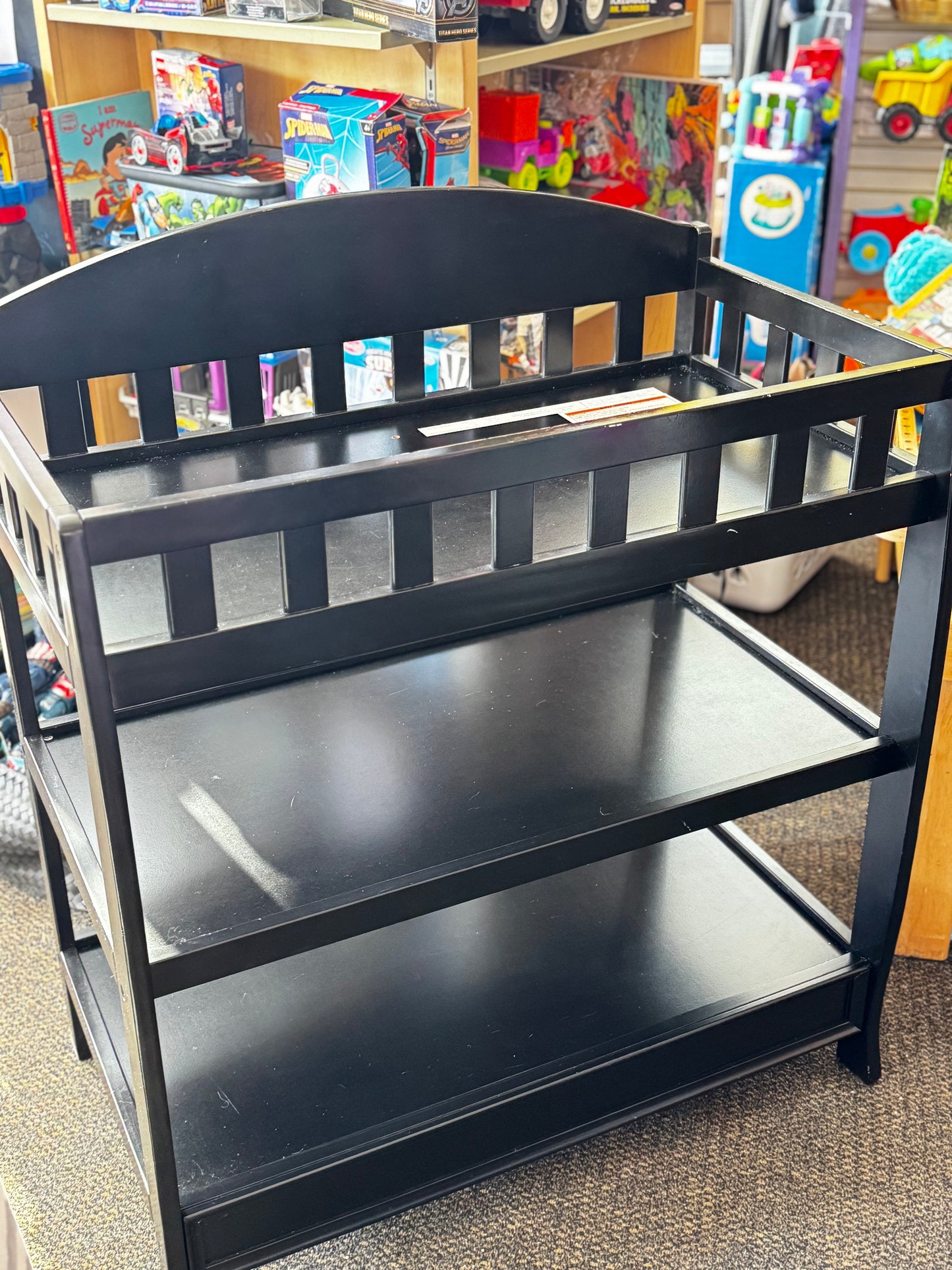Delta Black Changing Table (Pick up only)
