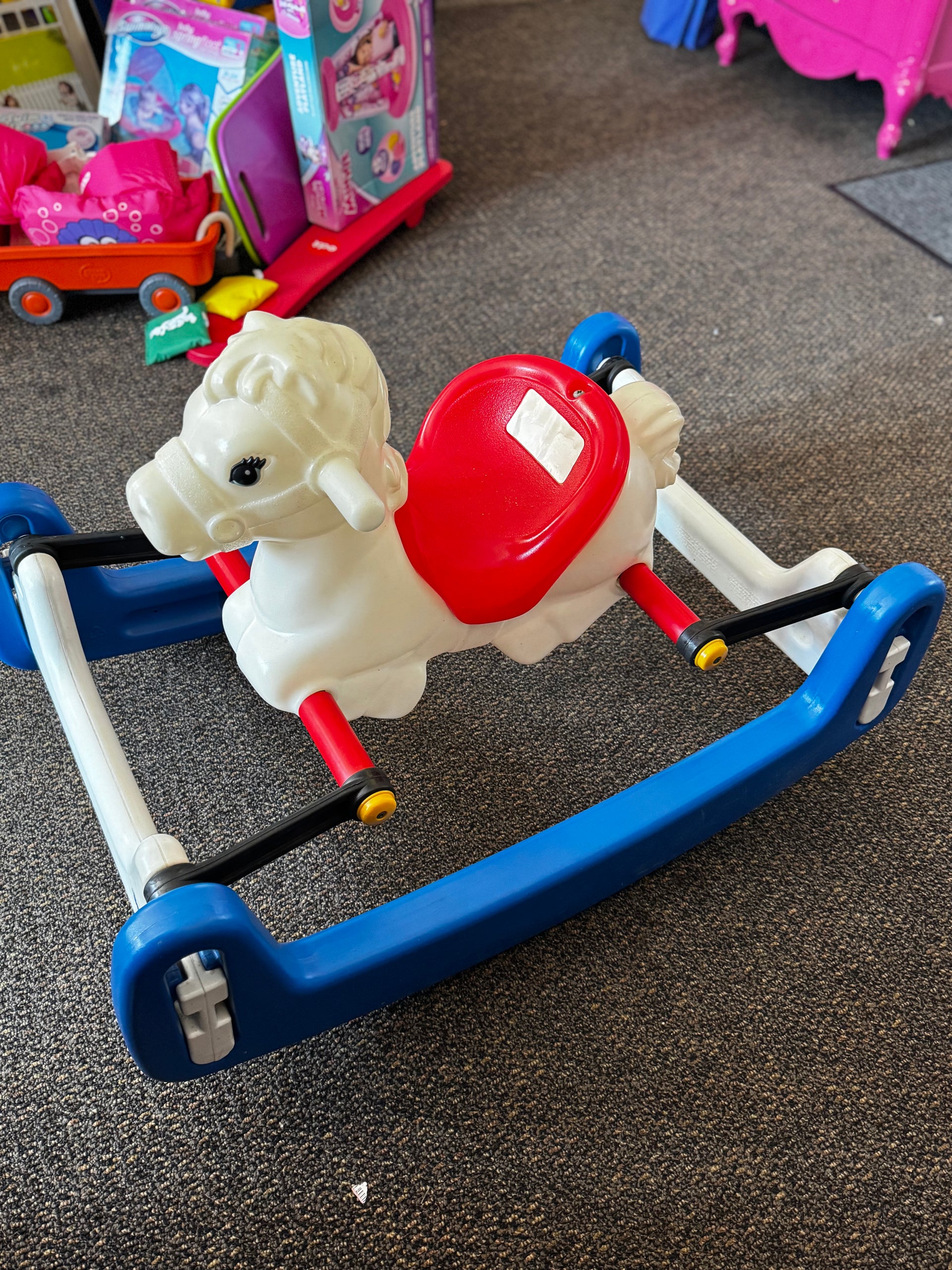 Pick up only ~ vintage Today's Kids brand bounce horse