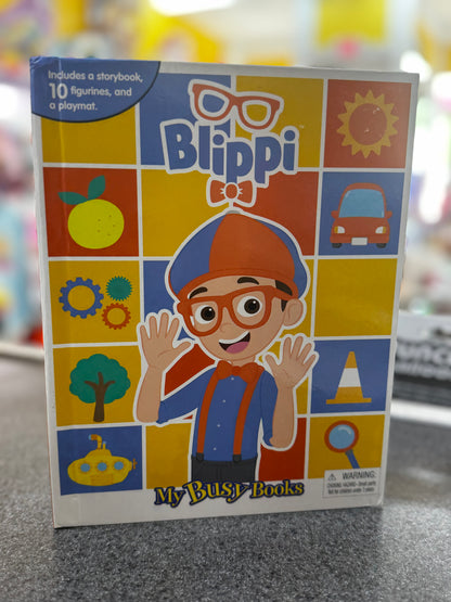 Blippi "My Busy Books" set features a storybook