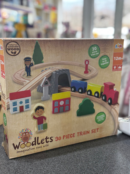 New in Box 30 Piece Train set