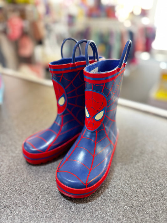Marvel Spider-Man Print Rain Boot size 8