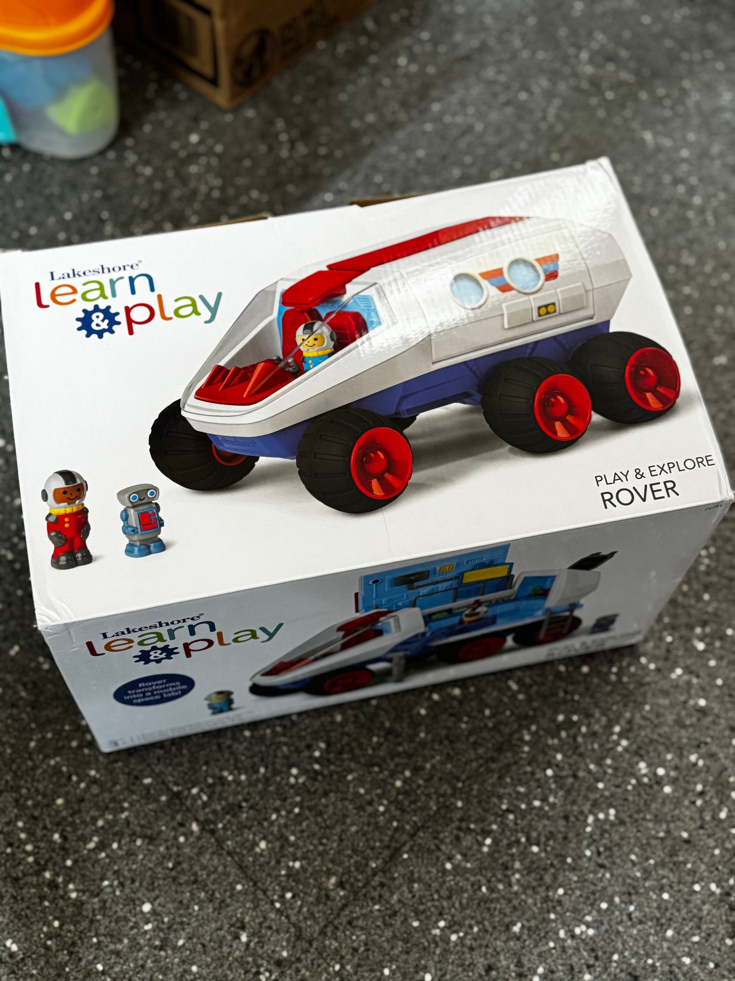 Lake Shore Play & Explore Rocket -& Land Rover