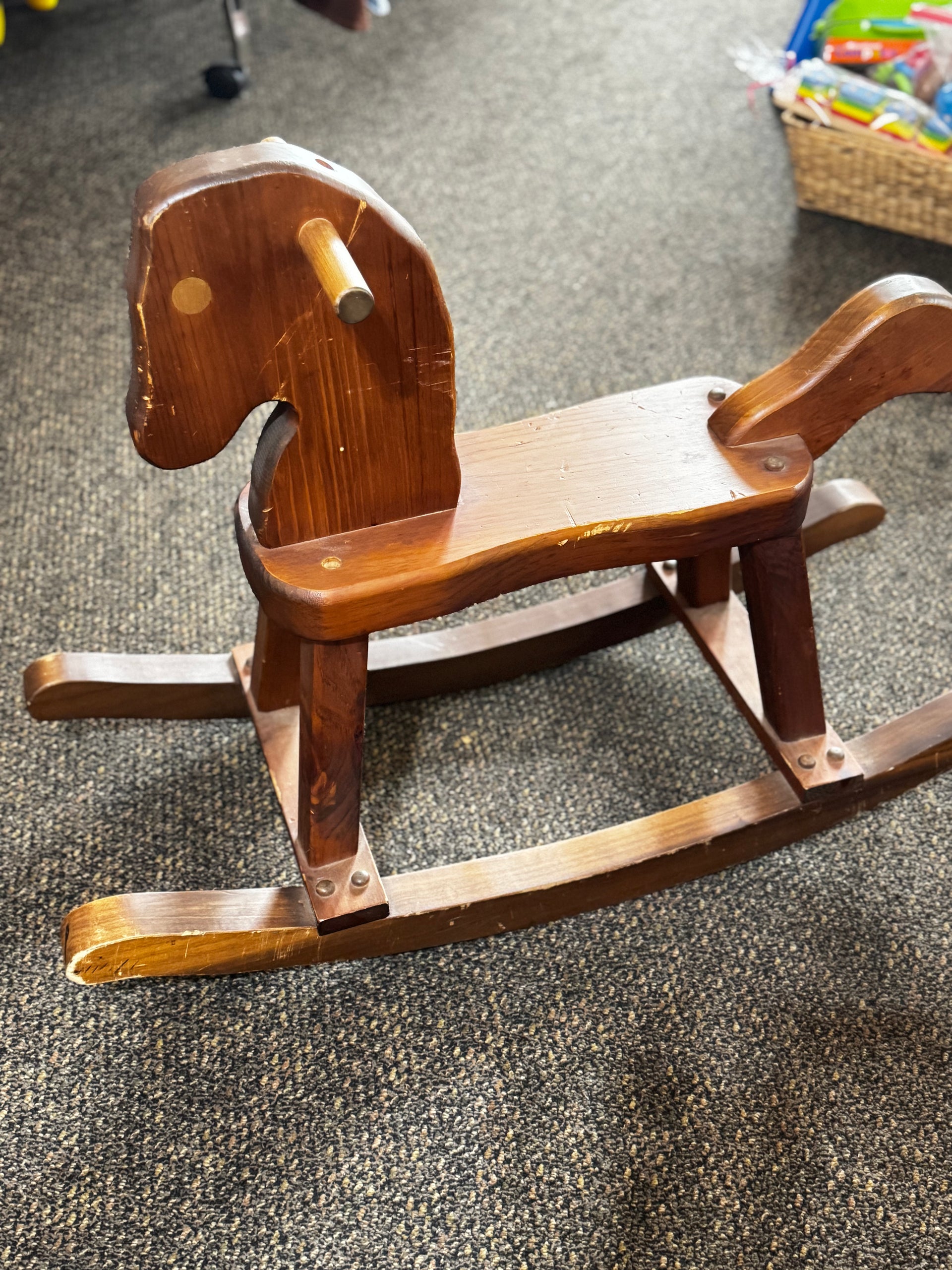 Pick up only~ wooden Rocking Horse