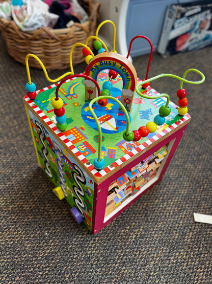 Pick up only~ ALEX Discover My Busy Town Wooden Activity Cube