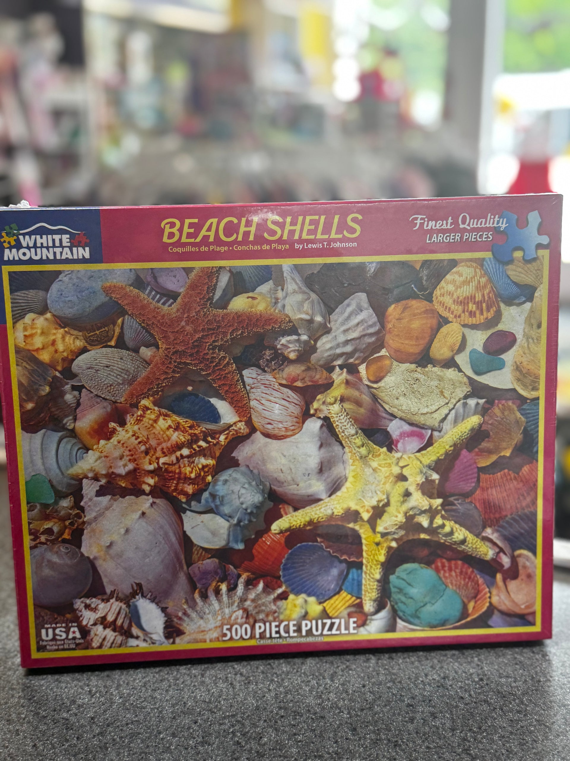 New White Mountain beach Shells 500 pc puzzle
