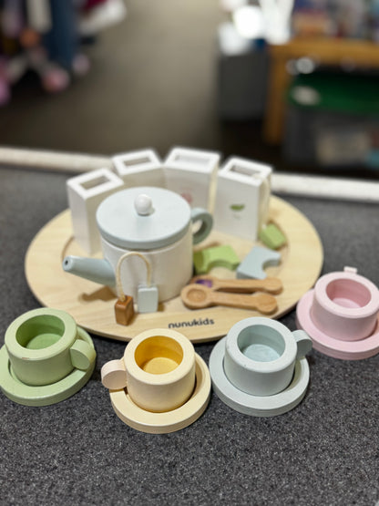 Nunukids Wooden Tea Set