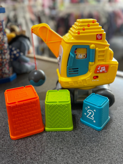 Fisher-Price Count & Stack Crane learning toy
