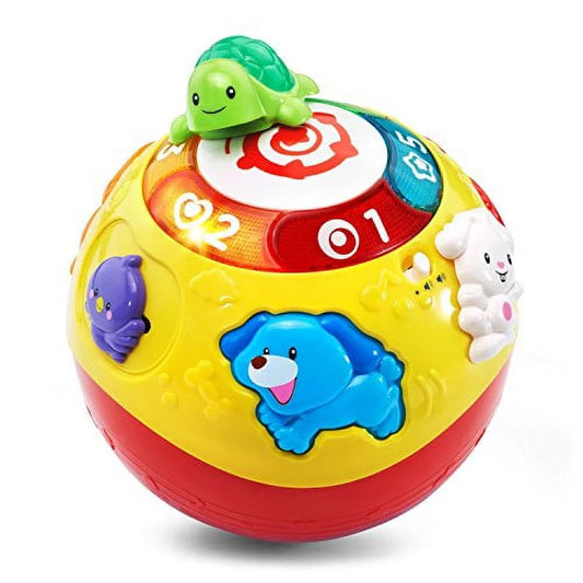 New VTech Wiggle & Crawl Ball, an interactive infant toy
