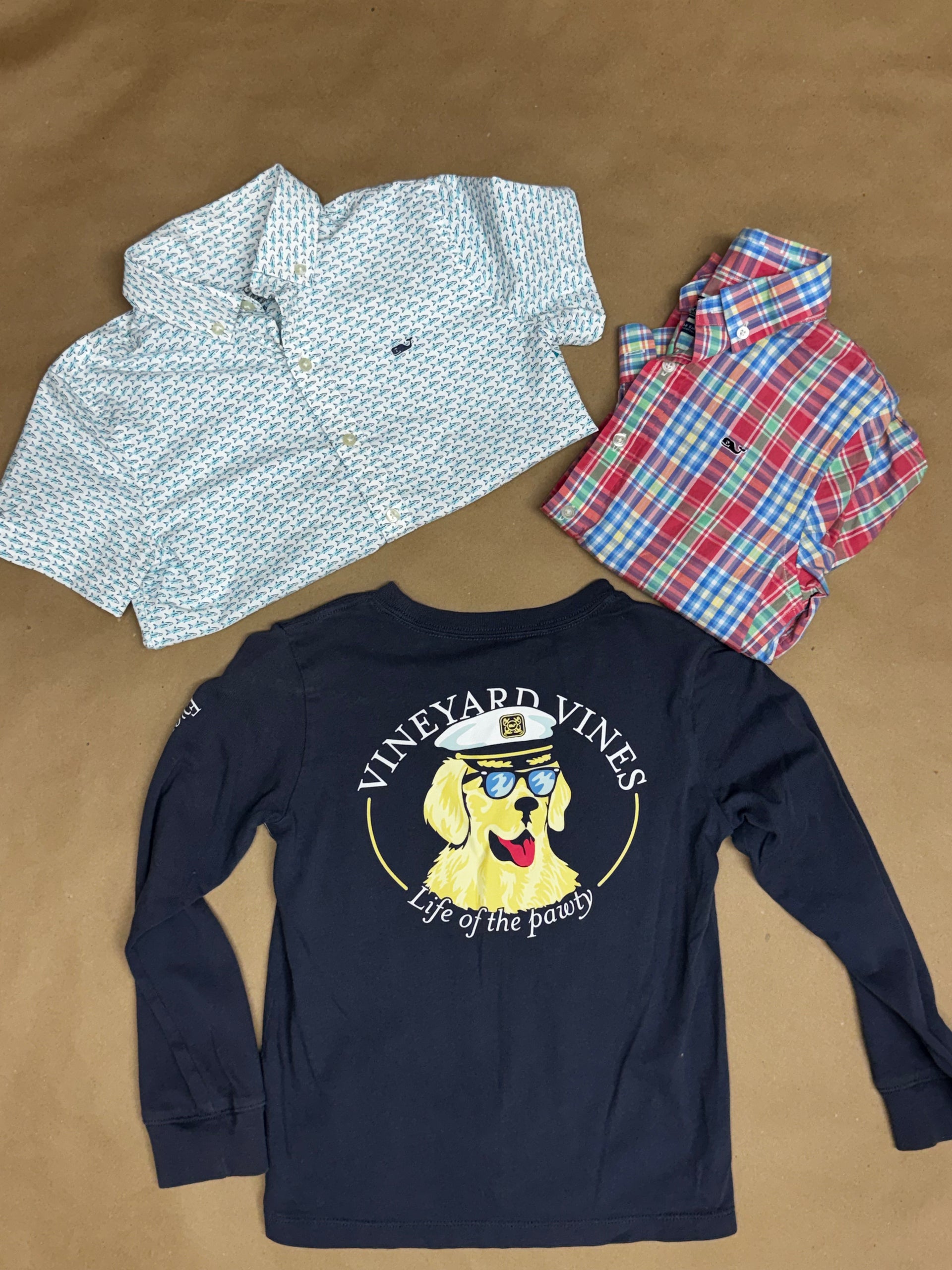 Boys Size 6 VineYard Vines Shirts