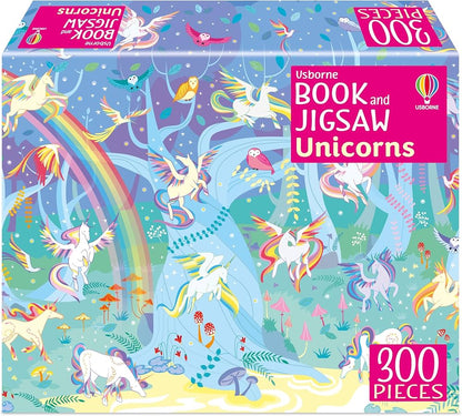 Usborne Book & Jigsaw Unicorns puzzle set