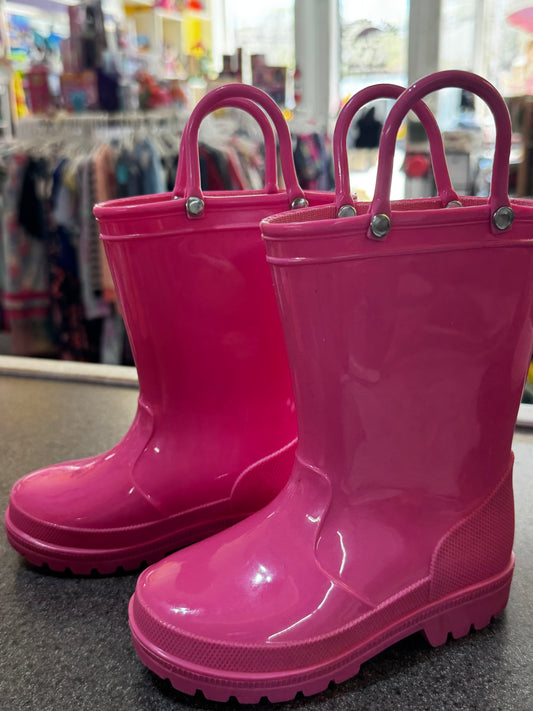 Pink Rain Boots size 7