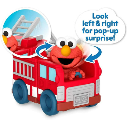 Sesame Street Twist & Pop Wheelies Elmo Vehicle