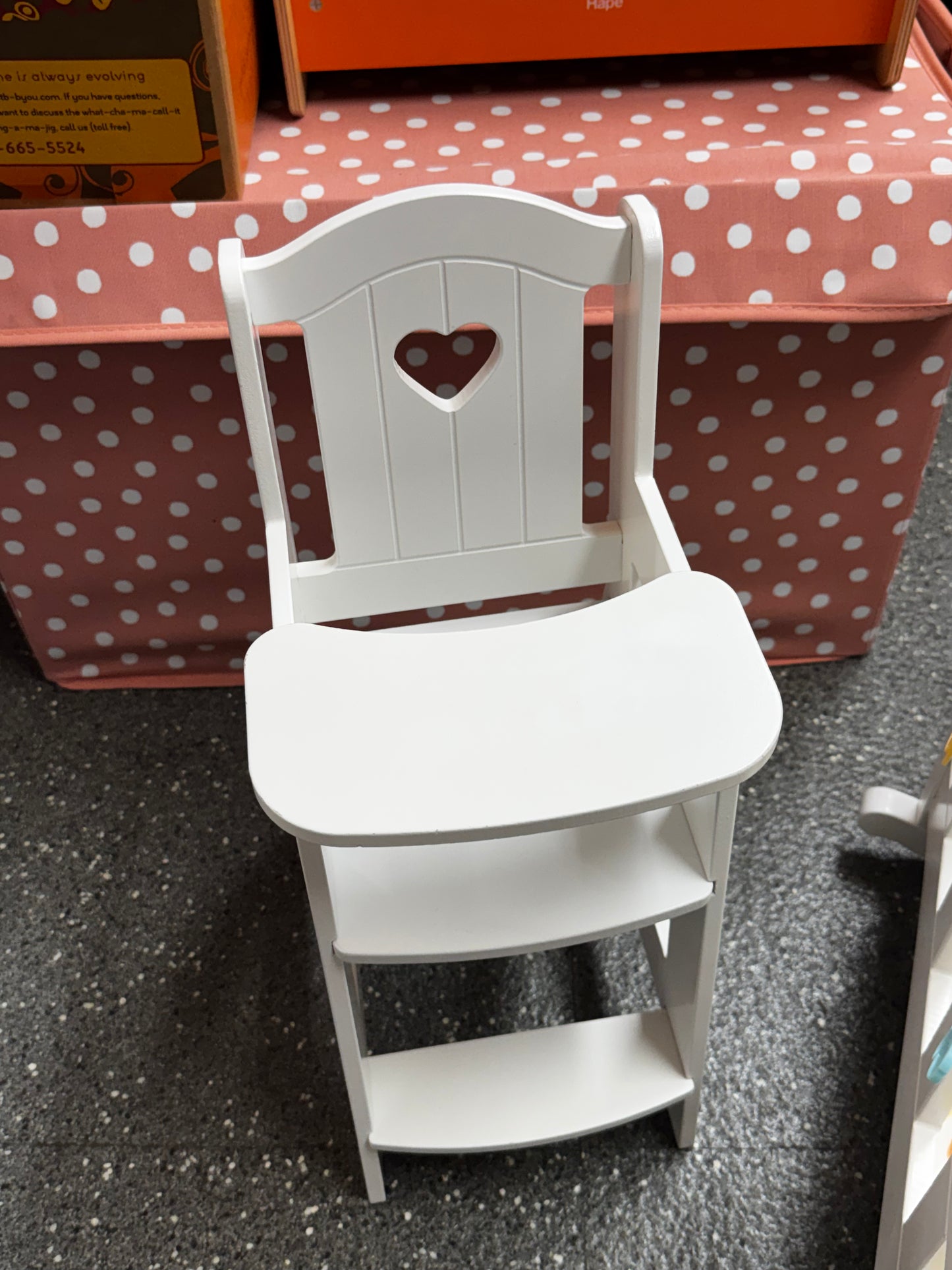 Pick up only ~ Melissa & Doug Mine to Love Wooden Doll High Chair. 