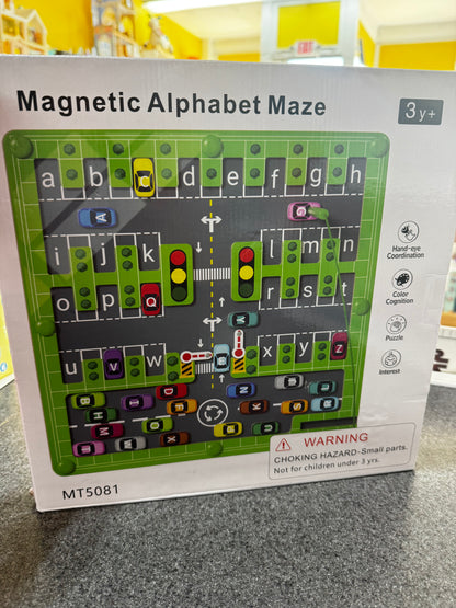 Magnetic Alphabet Maze
