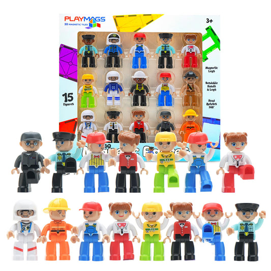New Playmags 3D Magnetic Figures
