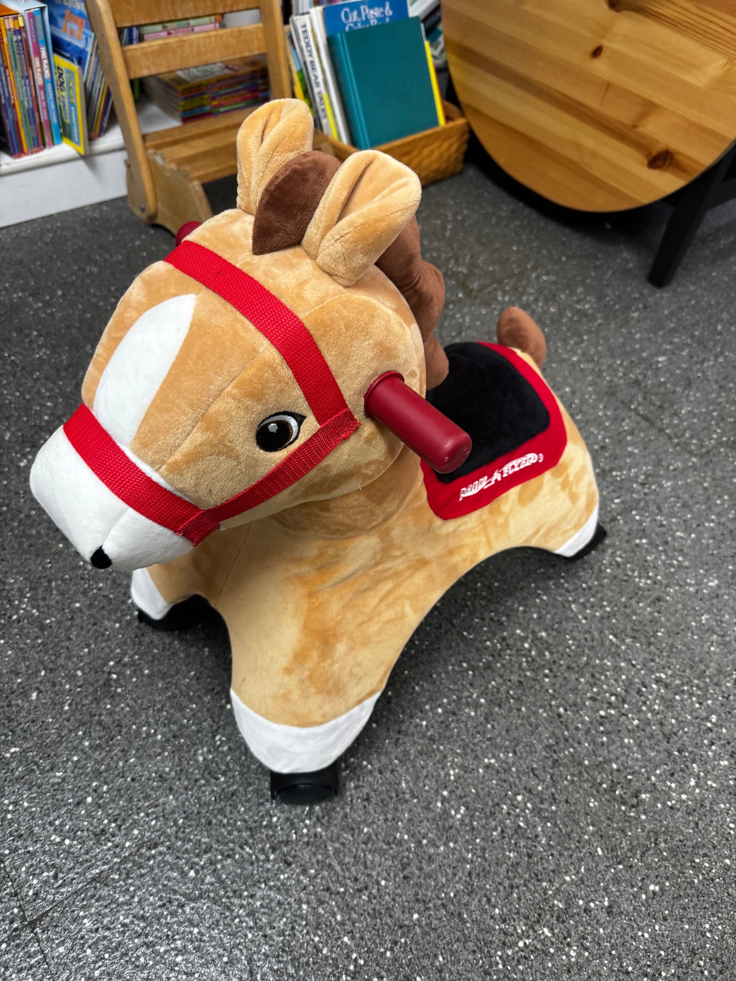 Pick up only~Radio Flyer, Boots: Rolling Pony, Plush Caster Ride-on Horse