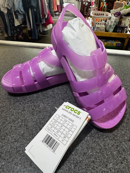 New with Tag Crocs Kids' Isabella Jelly Sandals Size 12