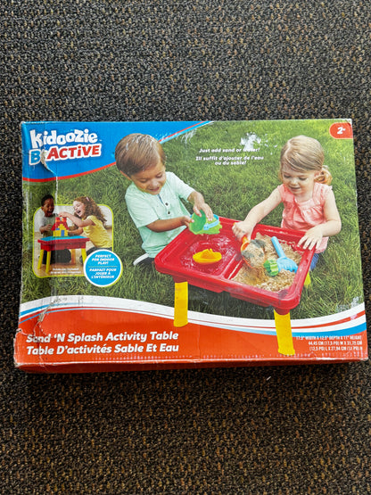 New in Box Kidoozie Sand 'n Splash Activity Table