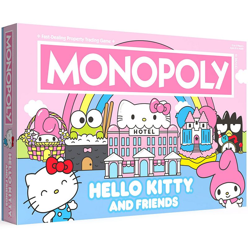 New MONOPOLY: Hello Kitty & Friends - Strategy Collectible Board Game