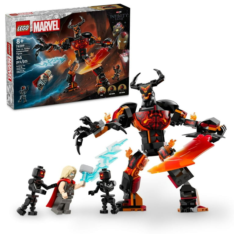 New LEGO Marvel Thor vs. Surtur Construction Figure set 76289