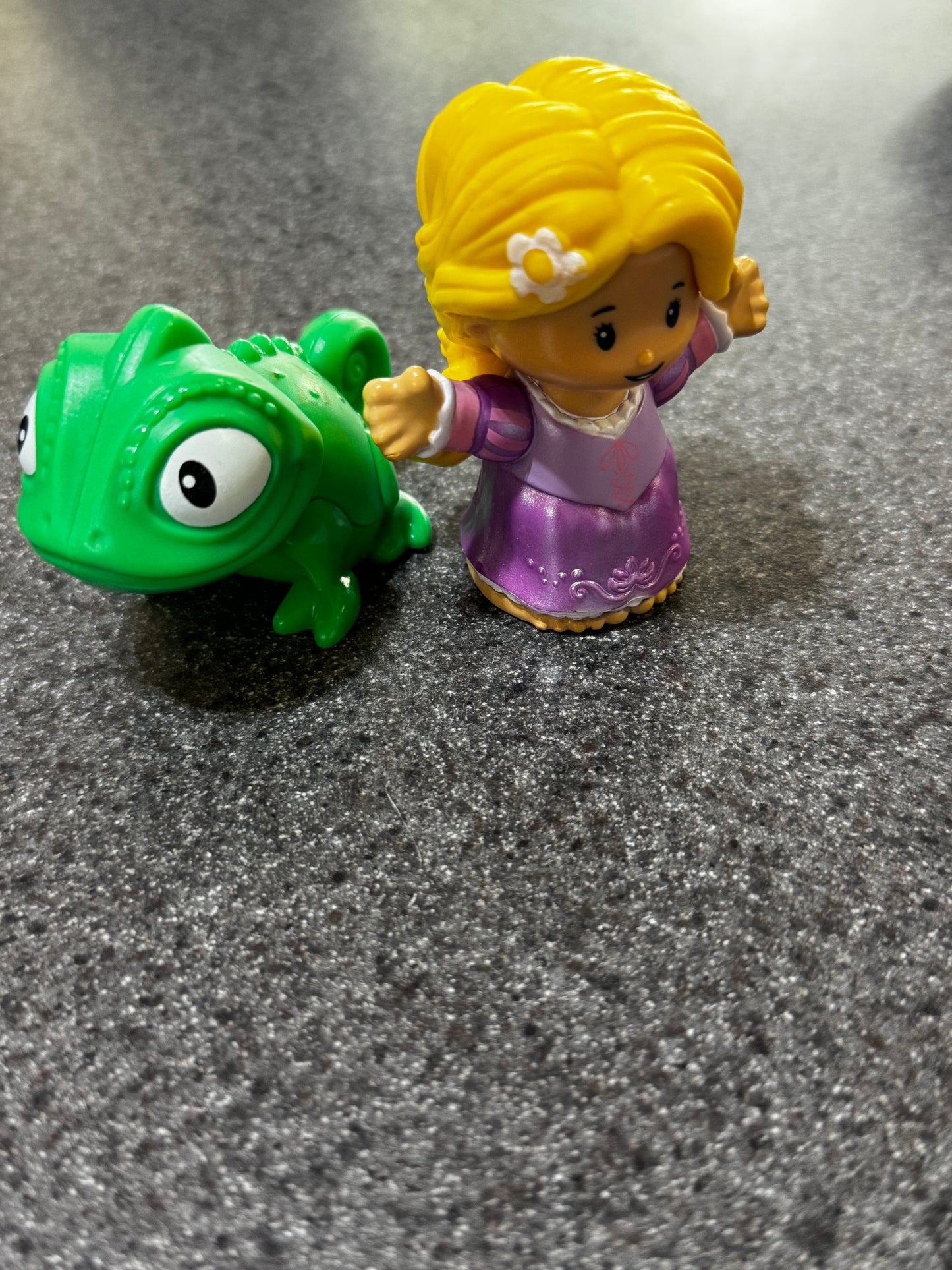 Fisher-Price Little People Disney Princess Rapunzel and Pascal figures