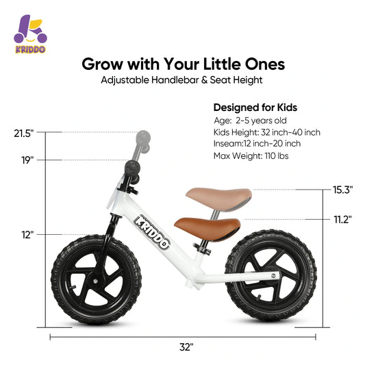Pick up only~KRIDDO classic 12-inch balance bike