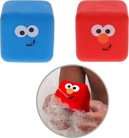 Sesame Street 10 Piece Bath Toy Value Set - Kids Bath Toys