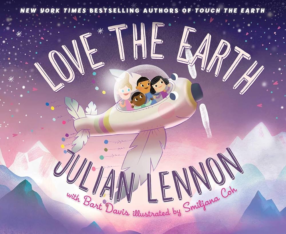 New~ Love The Earth Julian Lennon Hardcover Book
