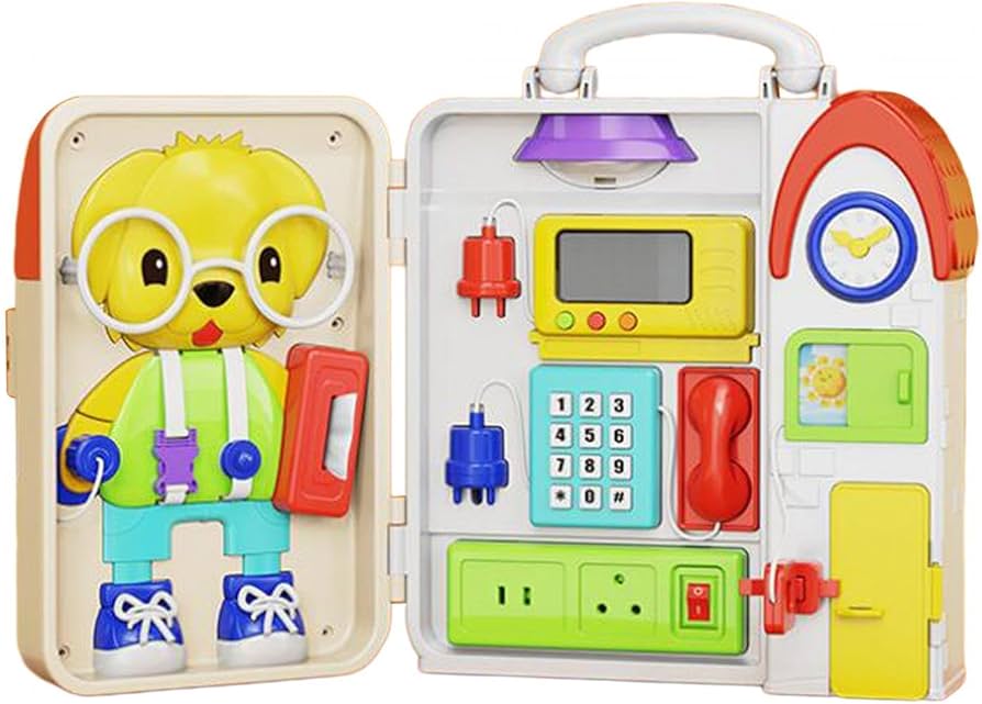 Toddlers Busy Board with Lights and Sounds