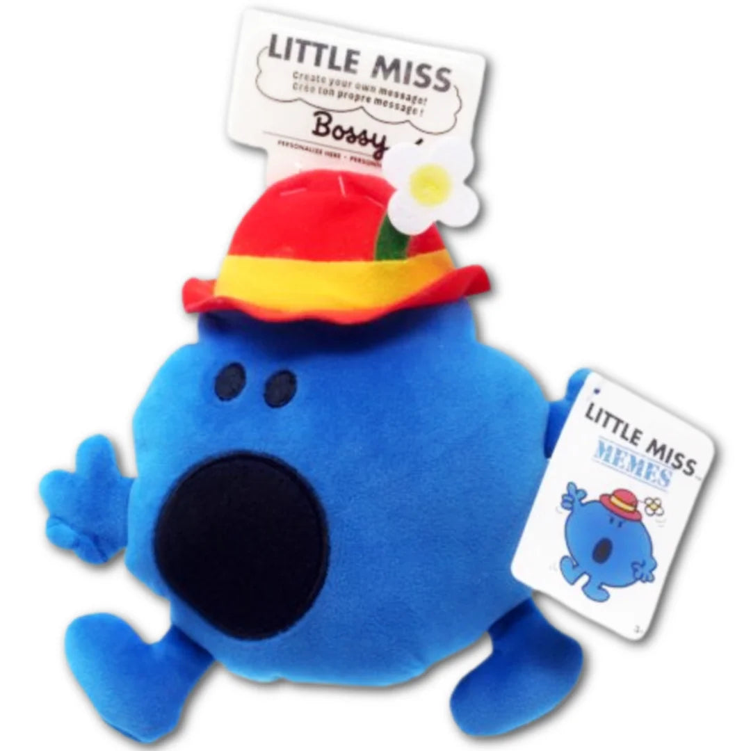 New~ Little Miss Memes Bossy 6" Blue Plush Toy