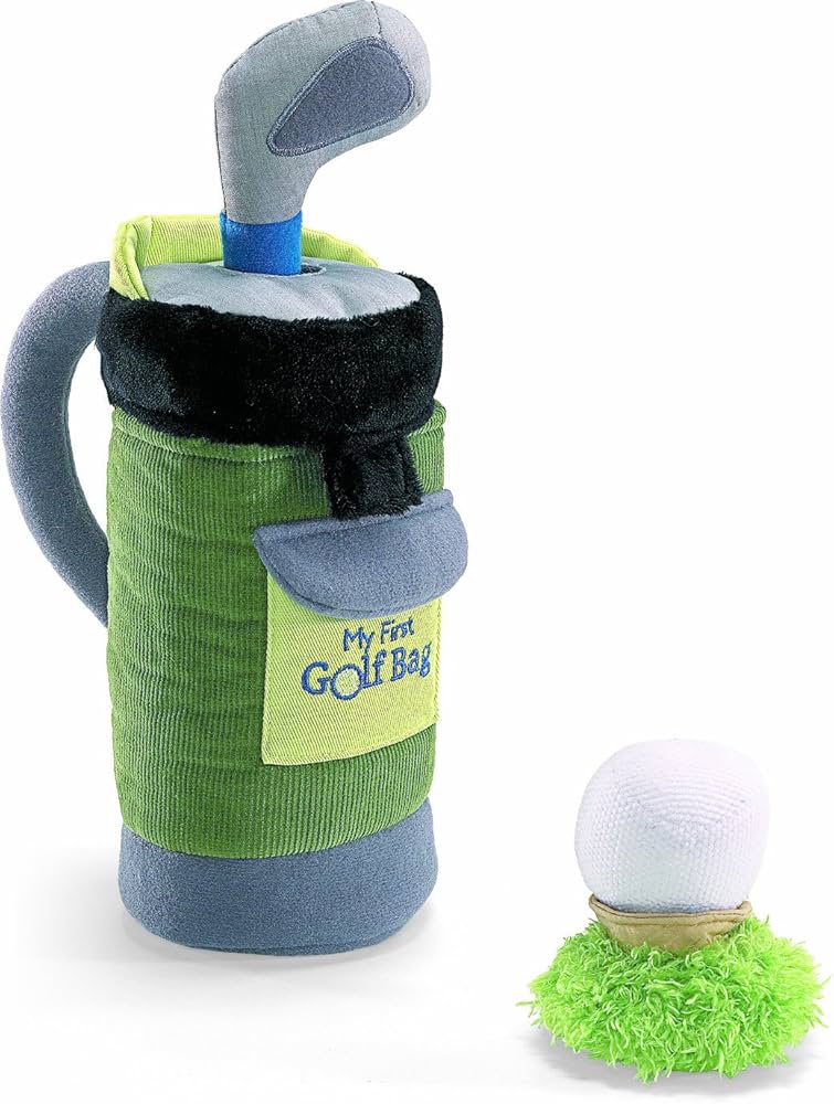 New Gund My First Golf Bag Playset