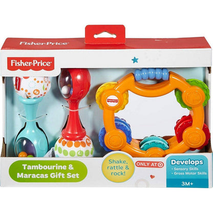 New in box Fisher-Price Tambourine & Maracas Gift Set