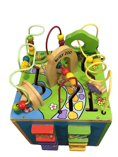 Pick up only~ Parents Busy Zoo Wooden Activity Cube
