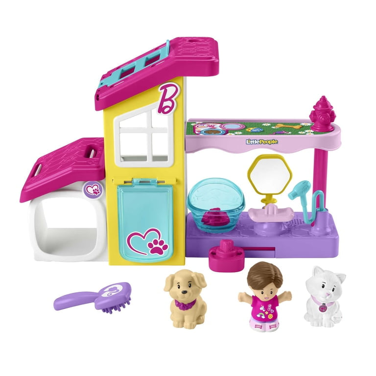 Fisher-Price Little People Barbie Play and Care Pet Spa Musical Playset