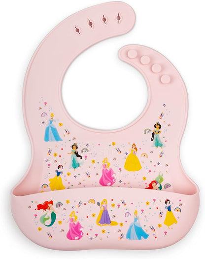 Simple Modern Silicon Bib Toddler food bib princess