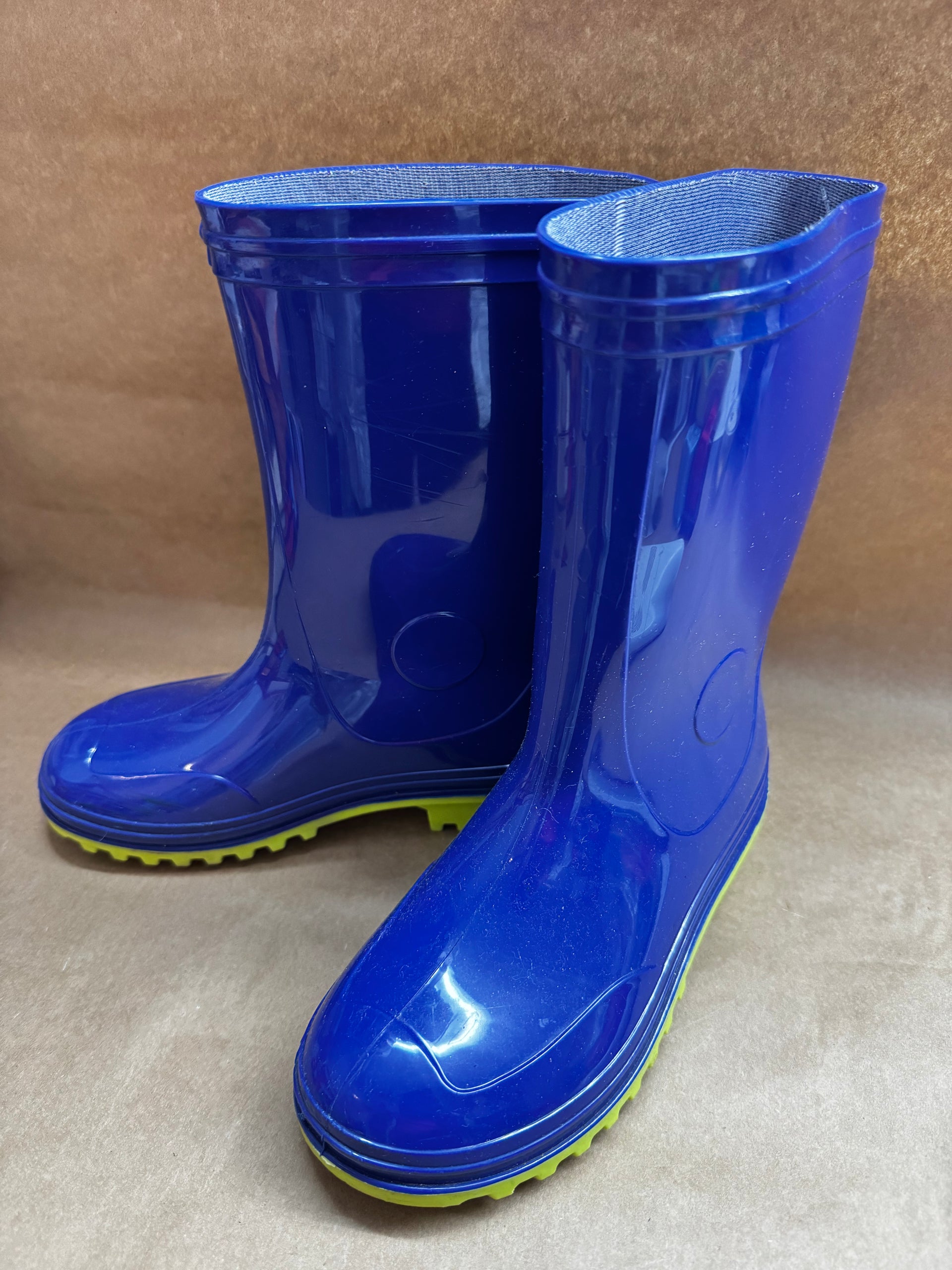 Youth size 2 Royal Blue Rain boot
