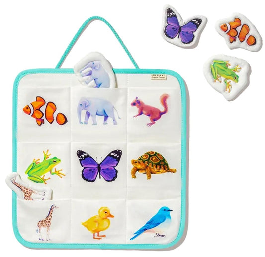 Lovevery Quilted Critter Pockets