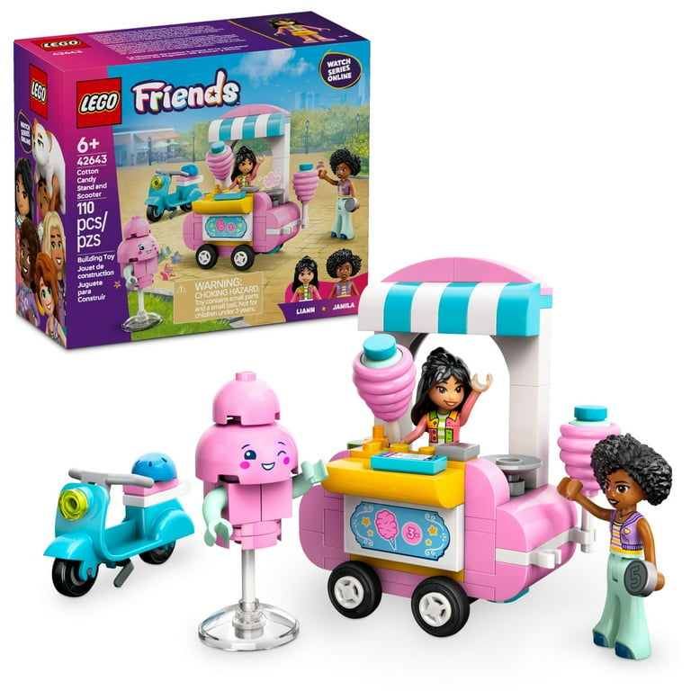 New in Box~ LEGO Friends Cotton Candy Stand and Scooter