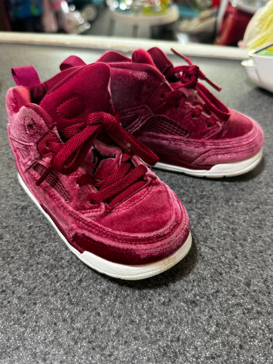 Size 7 Toddler Jordan Spizike "Noble Red" sneakers