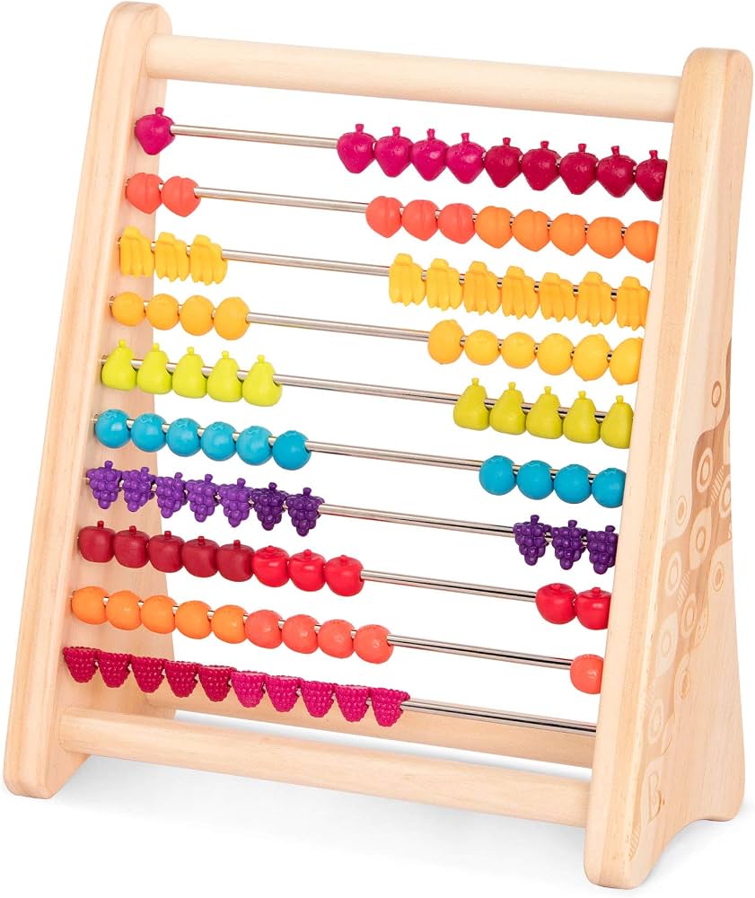 Pick up only~ New B. toys Two-ty Fruity! wooden abacus